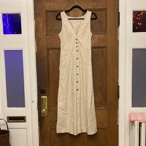Marine Layer Camila Maxi Dress Cream